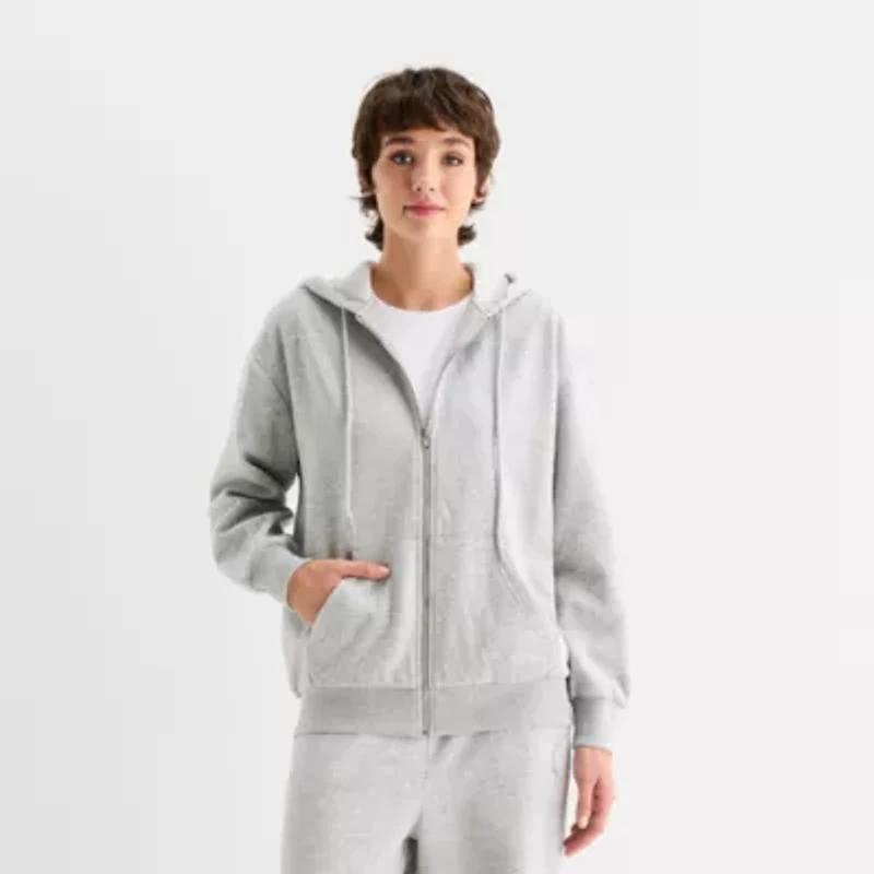 Forever 21 Womens Juniors Hooded Long Sleeve Sweatshirt