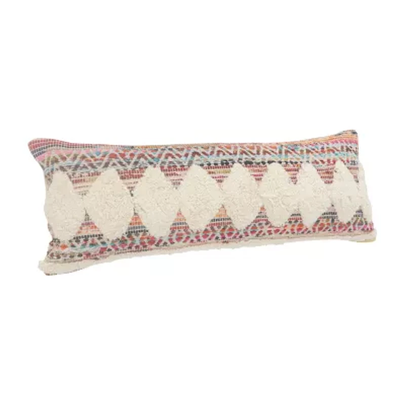 LR Home Carl Diamond Lumbar Pillow