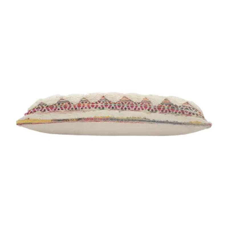 LR Home Carl Diamond Lumbar Pillow