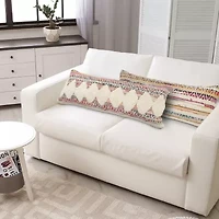 LR Home Carl Diamond Lumbar Pillow