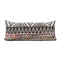 LR Home Carl Diamond Lumbar Pillow