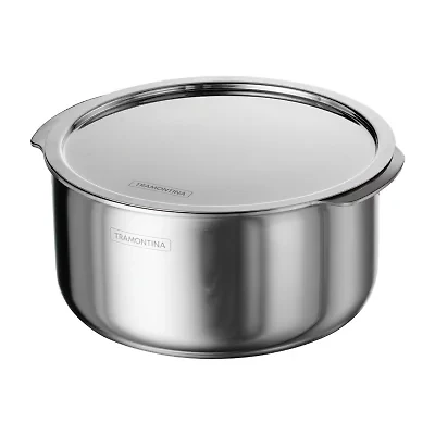 Tramontina Utsava Tri-Ply Clad Stainless Steel 3.4-qt. Tope with Lid