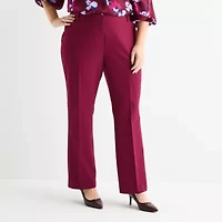 Liz Claiborne Audra Womens Straight Mid Rise Trouser