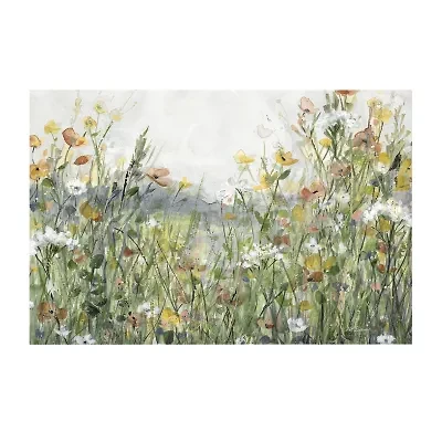 Courtside Market Wildflower Field 24x36 Canvas Art
