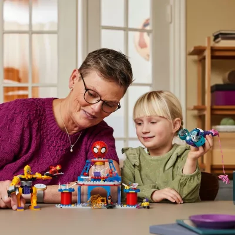 LEGO® Marvel Team Spidey Web Spinner Hedquarters 10794 Building Set 193-pc.