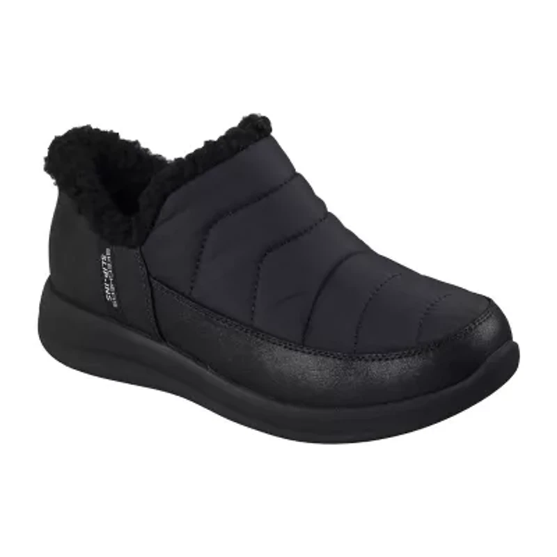 Skechers Cozy Escape Snow Puff Womens Slip-On Slippers