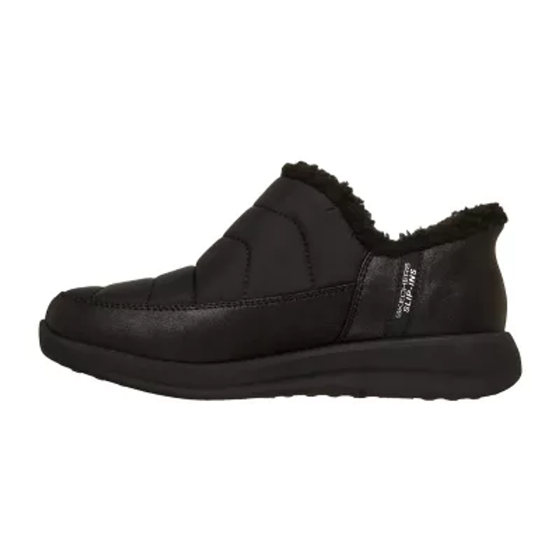 Skechers Cozy Escape Snow Puff Womens Slip-On Slippers