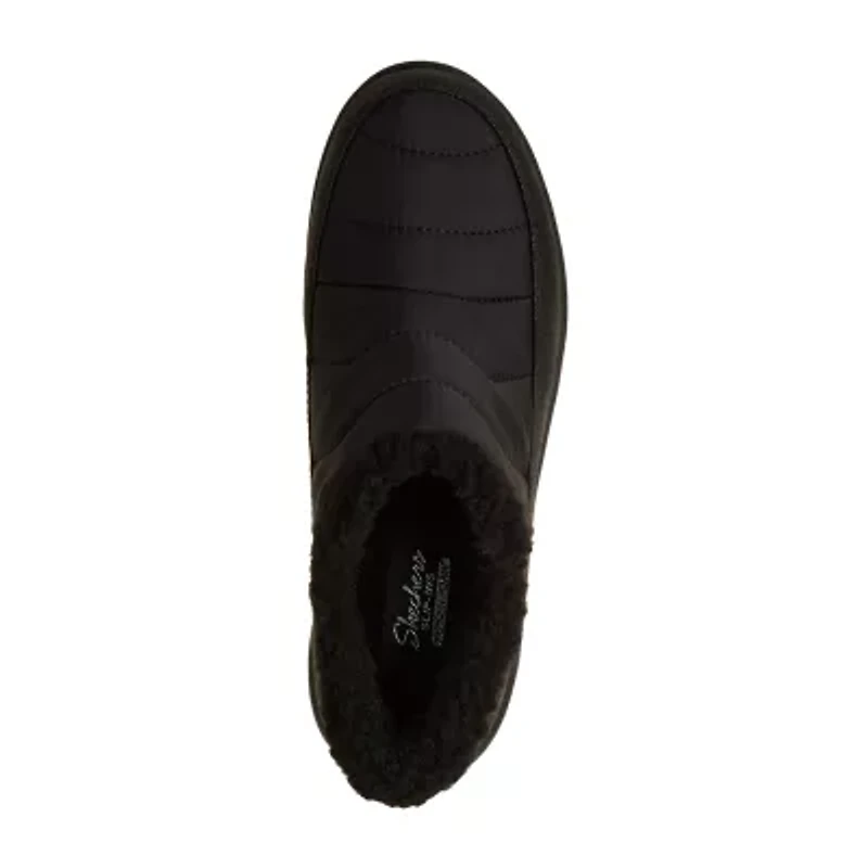 Skechers Cozy Escape Snow Puff Womens Slip-On Slippers