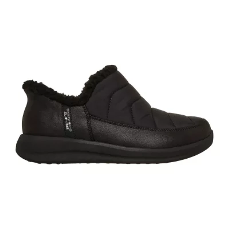 Skechers Cozy Escape Snow Puff Womens Slip-On Slippers