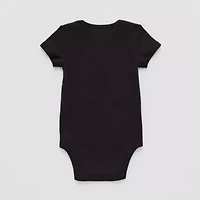 Okie Dokie Baby Boys Round Neck Short Sleeve Rib Bodysuit