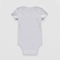 Okie Dokie Baby Girls Round Neck Short Sleeve Rib Bodysuit