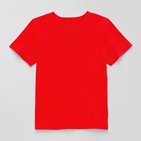 Okie Dokie Toddler & Little Boys Crew Neck Short Sleeve Regular Fit Graphic T-Shirt