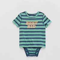 Okie Dokie Toddler Boys Bodysuit Closure Easy-on + Easy-off Adaptive Crew Neck Short Sleeve