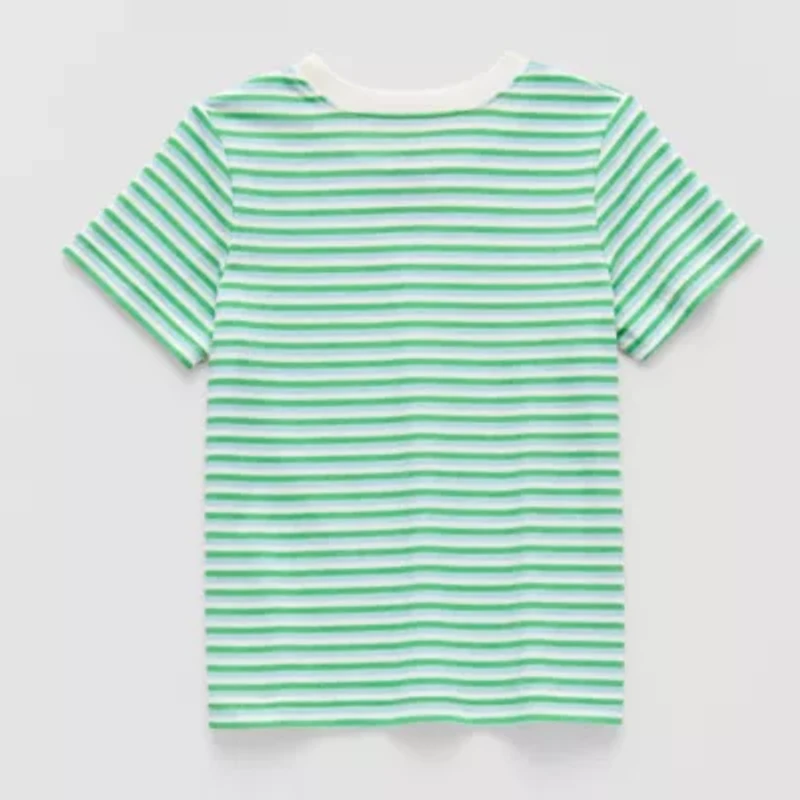 Okie Dokie Toddler & Little Boys Crew Neck Short Sleeve T-Shirt