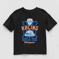 Okie Dokie Toddler & Little Boys Crew Neck Short Sleeve Regular Fit Graphic T-Shirt