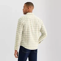 mutual weave Mens Classic Fit Button-Down Shirt