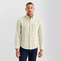 mutual weave Mens Classic Fit Button-Down Shirt