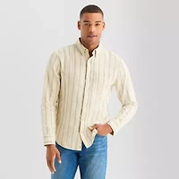 mutual weave Mens Classic Fit Button-Down Shirt