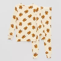 Grayson Little Toddler Girls Round Neck Long Sleeve 2-pc. Pajama Sets