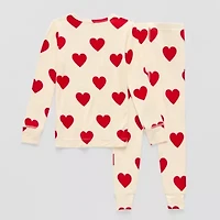 Grayson Little Toddler Girls Round Neck Long Sleeve 2-pc. Pajama Sets