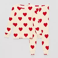 Grayson Little Toddler Girls Round Neck Long Sleeve 2-pc. Pajama Sets