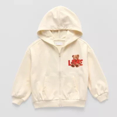 Grayson Little & Big Kid Girls Long Sleeve Zipper Hoodie