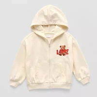 Grayson Little & Big Kid Girls Long Sleeve Zipper Hoodie