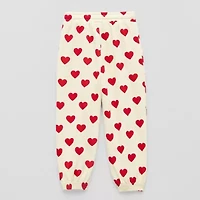 Grayson Little Toddler Girls Mid Rise Wide Leg Regular Fit French Terry Pull-On Pant