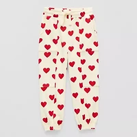 Grayson Little Toddler Girls Mid Rise Wide Leg Regular Fit French Terry Pull-On Pant