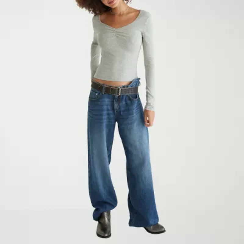 AEROPOSTALE Womens Juniors Long Sleeve T-Shirt