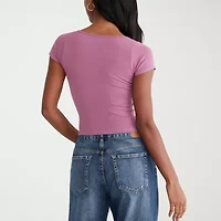 AEROPOSTALE Womens Juniors Round Neck Short Sleeve T-Shirt