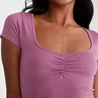 AEROPOSTALE Womens Juniors Round Neck Short Sleeve T-Shirt
