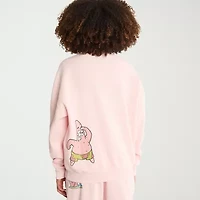AEROPOSTALE Womens Juniors Round Neck Long Sleeve Spongebob Sweatshirt