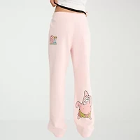 AEROPOSTALE Womens Juniors Straight Mid Rise Spongebob Sweatpant