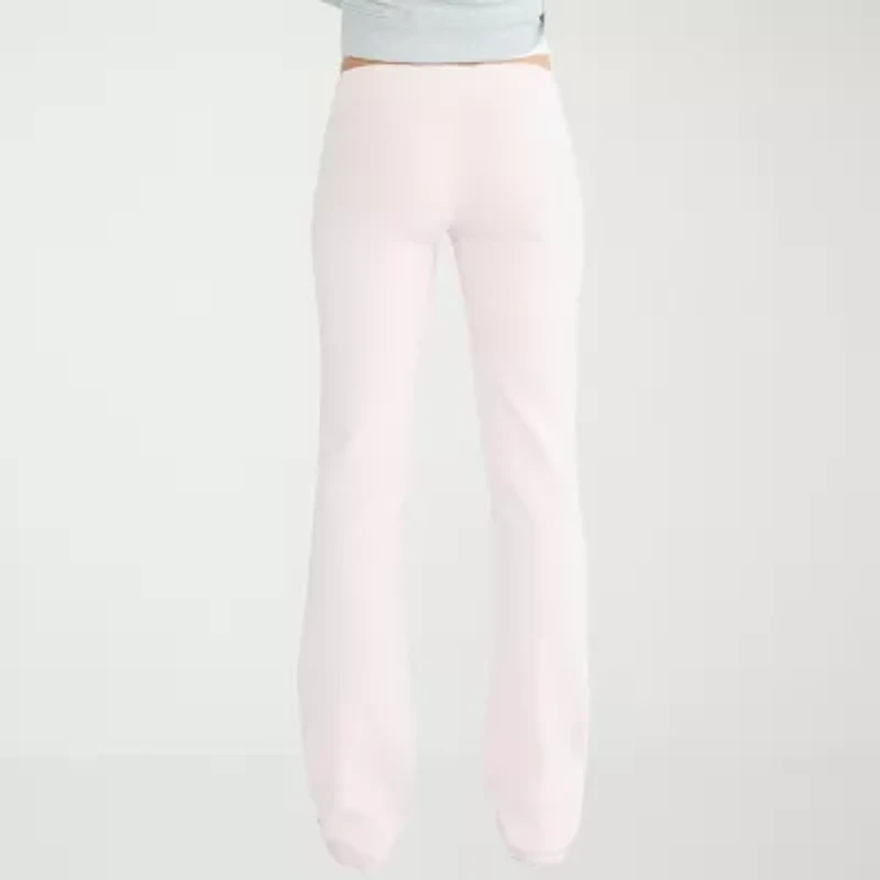 AEROPOSTALE Womens Juniors Straight Mid Rise Fleece Sweatpant