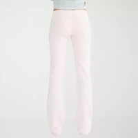 AEROPOSTALE Womens Juniors Straight Mid Rise Fleece Sweatpant