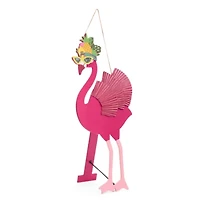 Outdoor Oasis Flamingo Porch Sign