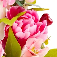 Layerings 15" Pink Rose Floral Arrangement