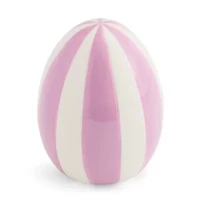 Layerings 8" Stripe Egg Easter Tabletop Decor