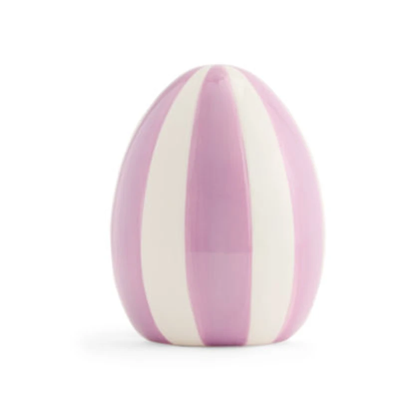 Layerings 8" Stripe Egg Easter Tabletop Decor