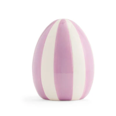 Layerings 8" Stripe Egg Easter Tabletop Decor
