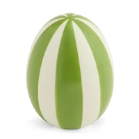 Layerings 7" Stripe Egg Easter Tabletop Decor