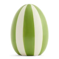 Layerings 7" Stripe Egg Easter Tabletop Decor