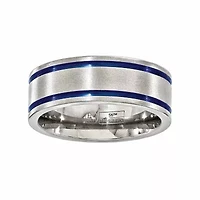 Mens 8MM Titanium Wedding Band