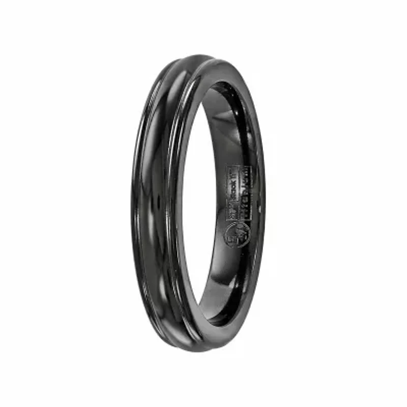 Mens 4MM Titanium Wedding Band