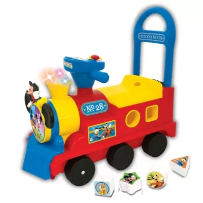 Kiddieland Disney Mickey Mouse Clubhouse Play N' Sort Activity Train Ride-On Ride-On Car