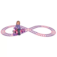 Kiddieland Disney Minnie Mouse Ride-On Motorized Train With Track Ride-On Car