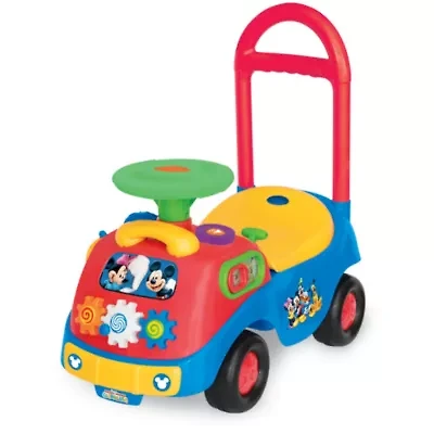 Kiddieland Disney Mickey And Friends Activity Gears Ride-On (Mickey Mouse) Ride-On Car