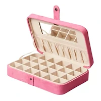 Mele and Co Maria Pink Jewelry Travel Case