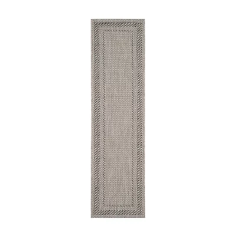 Safavieh Courtyard Collection Lorna Stripe Indoor/Outdoor Runner Rug